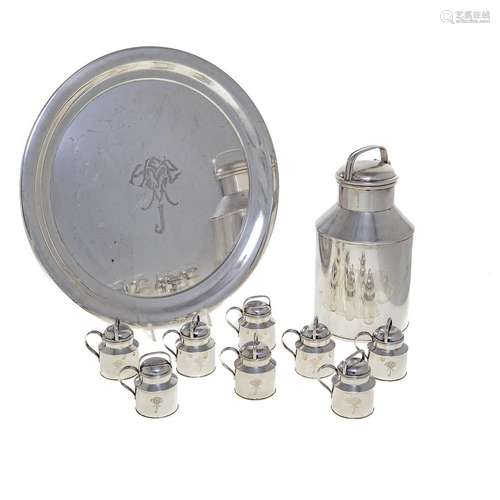 Tuttle Prohibition Era Sterling Cocktail Set