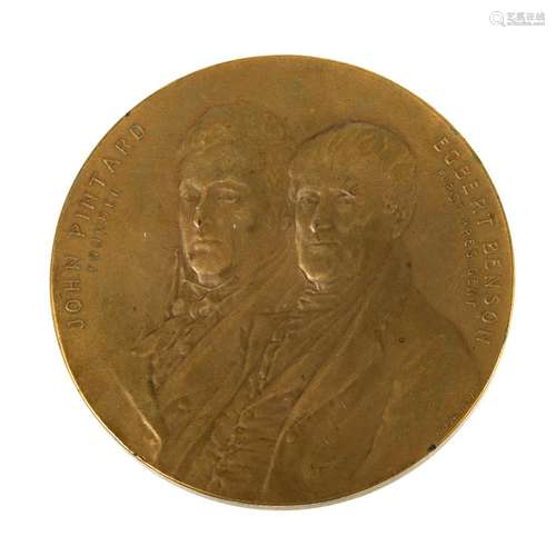 NY Historical Society Centennial Medal -Bronze