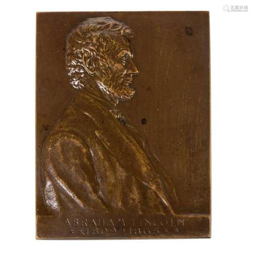 Abraham Lincoln Plaque 1909