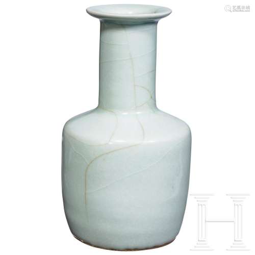 A small Chinese Longquan celadon Mallet vase, southern
