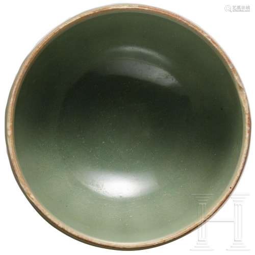A Chinese Longquan celadon 'lotus' bowl, southern Song