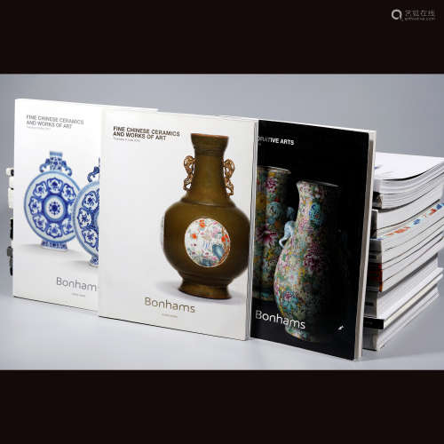 当代 2009年以来邦瀚斯公司（Bonhams）重要瓷器杂项拍卖图录一组27...