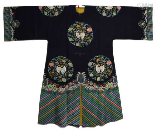 AN EMBROIDERED COURT ROBE