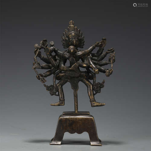 A BRONZE KAKAMUKHA MAHAKALA