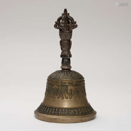 A TIBETAN RITUAL BELL QING DYNASTY