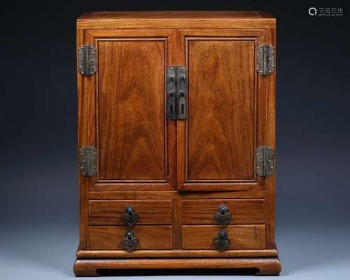 HUANGHUALI WOOD STORAGE CABINET