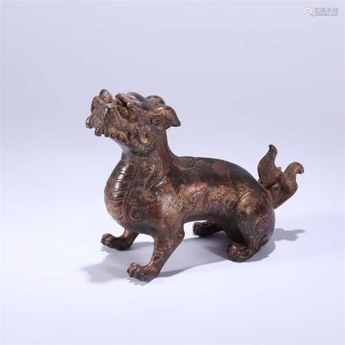 A Bronze Beast Ornament