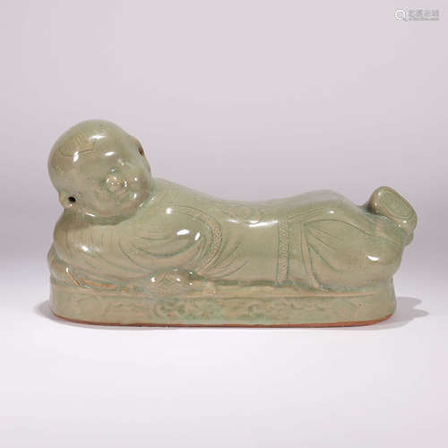 A Longquan Kiln Porcelain Baby Pillow