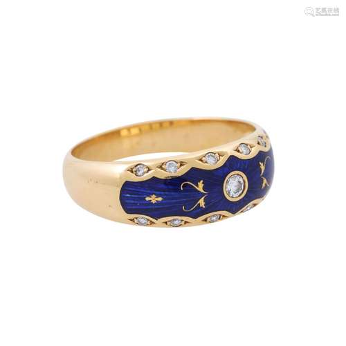 VICTOR MAYER FABERGÉ Ring mit 13 Brillanten von zus. ca. 0,2...