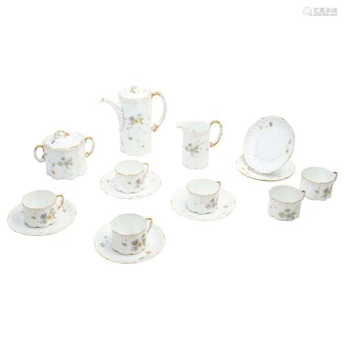 ROSENTHAL 16-tlg. Kaffeeservice f. 6 Personen 'Monbijou', um...