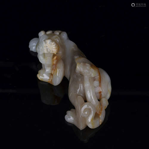 Nephrite Mythical Beast Ornament