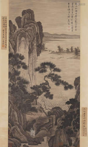 Chinese Landscape Painting by Tang Yin