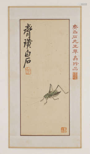 The Insect，by Qi Baishi