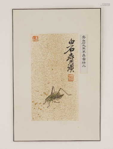 The Insect，by Qi Baishi