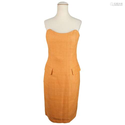 CHRISTIAN DIOR BOUTIQE VINTAGE Kleid, Gr. ca. 38.