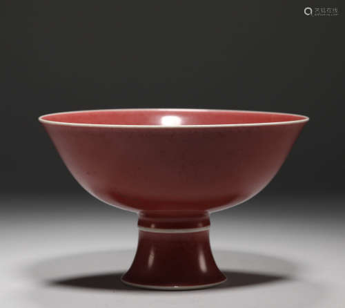 Qing Dynasty - Red Goblet