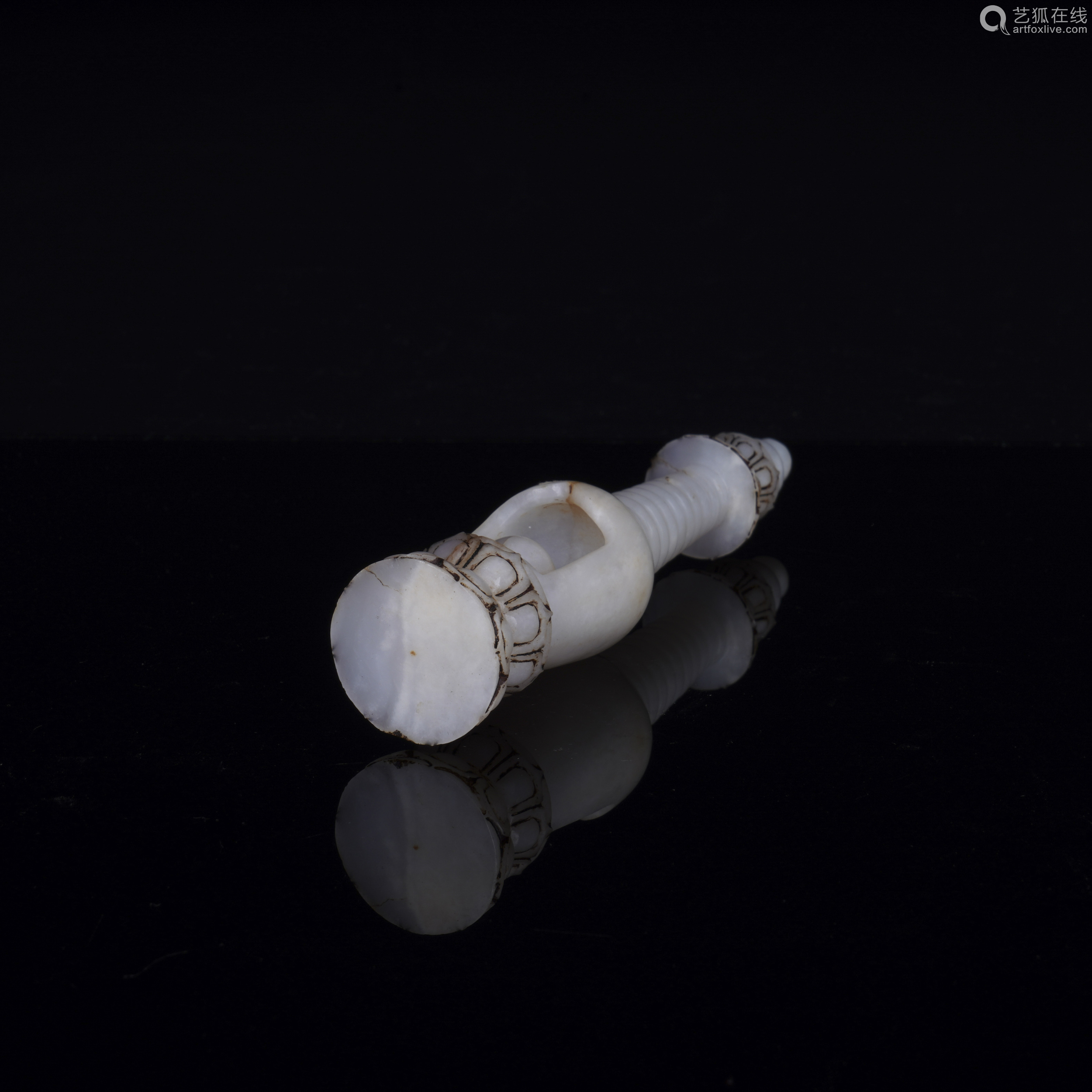 Nephrite White Jade Stupa－【Deal Price Picture】