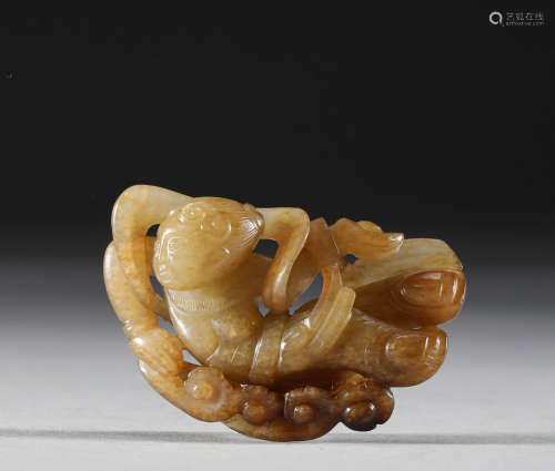Ming Dynasty - Hetian Flying Pendant