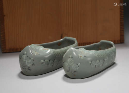 Song Dynasty-celadon shoes