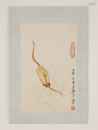 The Buddha Hand，Painting by Zhang Daqian