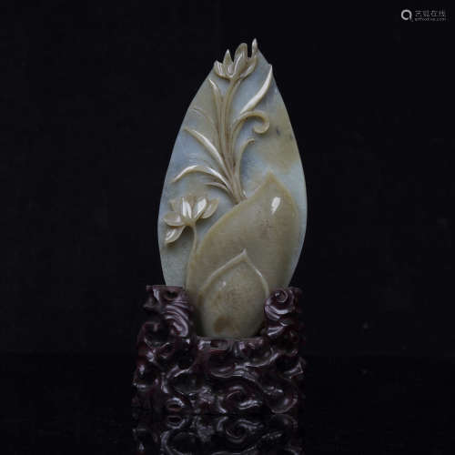 Nephrite Ornament of Lotus