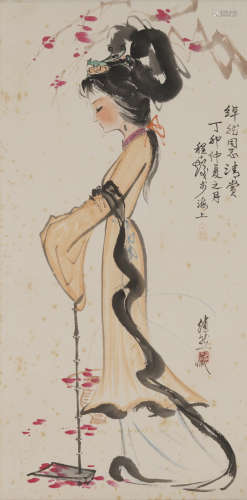 Chinese Figure Painting by Cheng Shifa