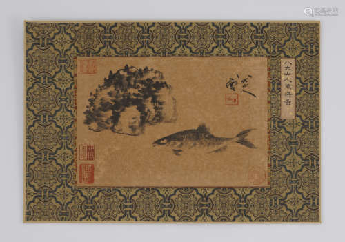 Chinese Fish Painting by Bada Shanren