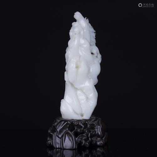 Nephrite Ornament of Horse and Monkey