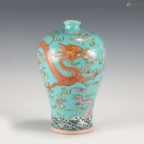 QING YONGZHENG FAMILLE ROSE MAIPING JAR