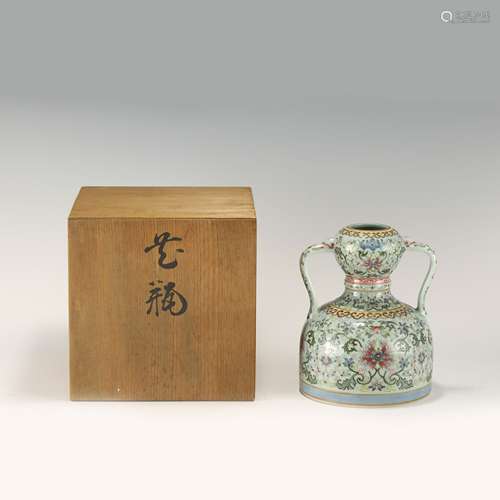 QING QIANLONG DOUQING WRAPPED BRANCH RUYI ZUN