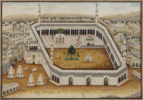 A LARGE VIEW OF MEDINA, INDIA, LATE 19TH CENTURY