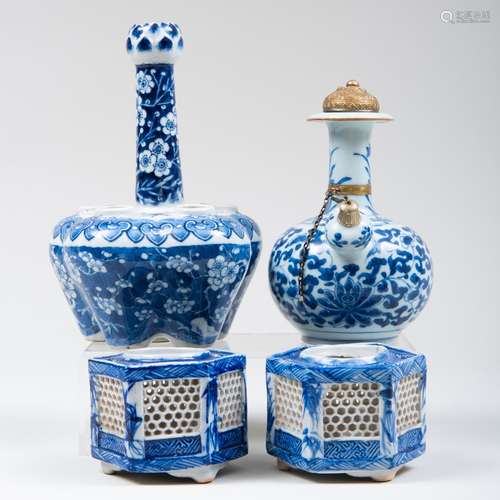 Group of Chinese Export Blue and White Porcelain