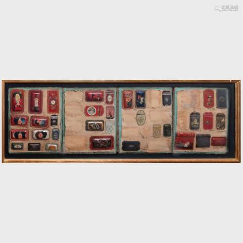 Group of Framed Box and Case Covers