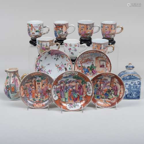 Group of Chinese Export Porcelain Wares