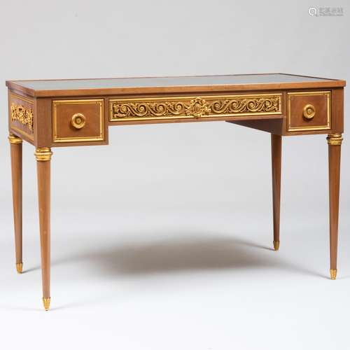 Louis XVI Style Gilt-Bronze-Mounted Mahogany Tric Trac