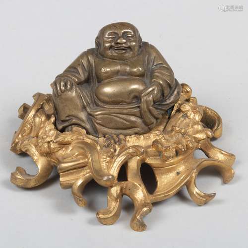 Ormolu-Mounted Chinese Bronze Buddha