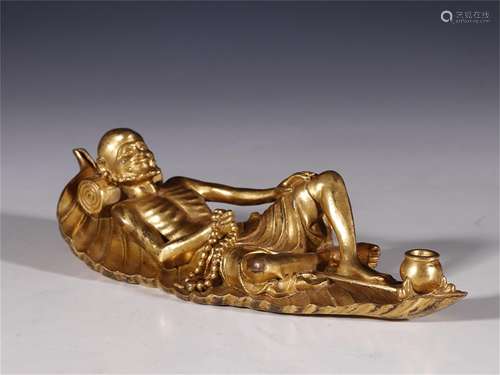 A Chinese Gilt Bronze Decoration