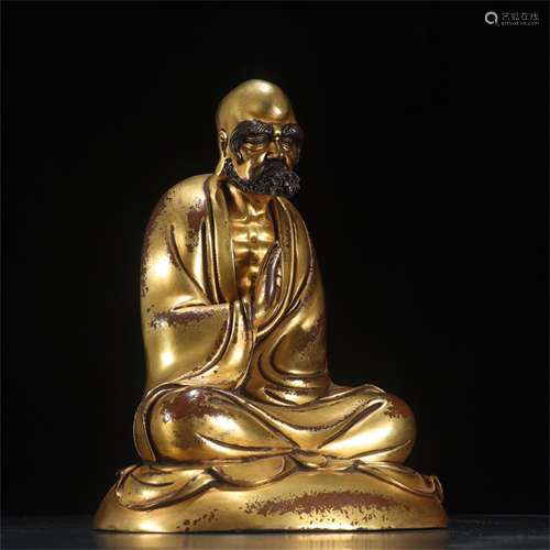 A Chinese Gilt Bronze Buddha Statue