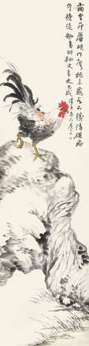 叶渭莘（1905～1984） 大吉图 立轴 设色纸本
