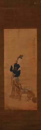 Silk figures of gaiqi in Qing Dynasty