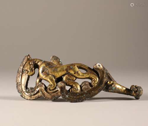 Zhan Han gilded belt hook