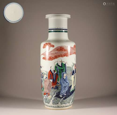 Qing Dynasty character story bottle
