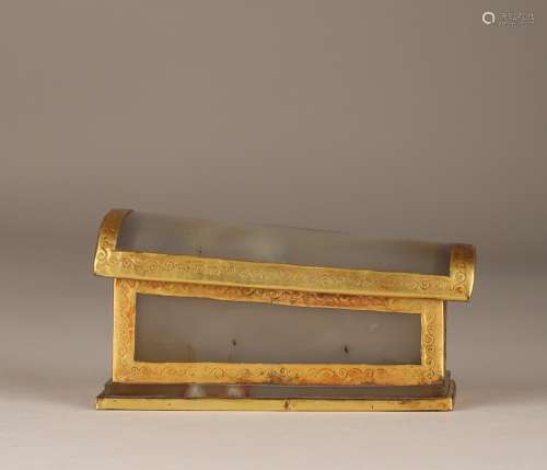 Agate golden coffin of Liao Dynasty