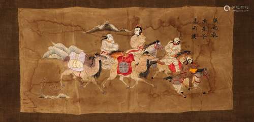 Embroidery of travel in Liao Dynasty