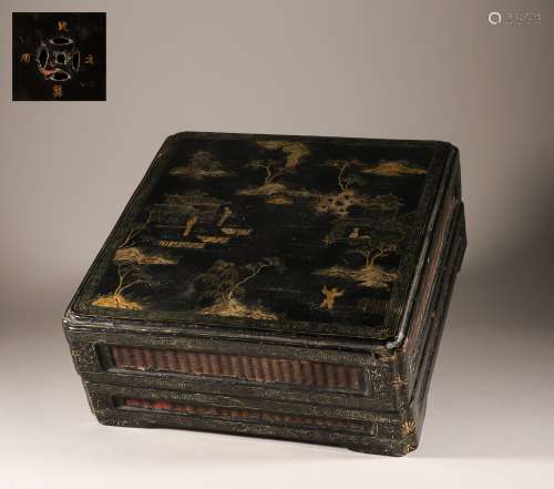 Zhanhan lacquerware box