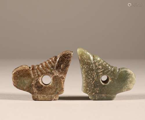 A pair of Han Yu owls