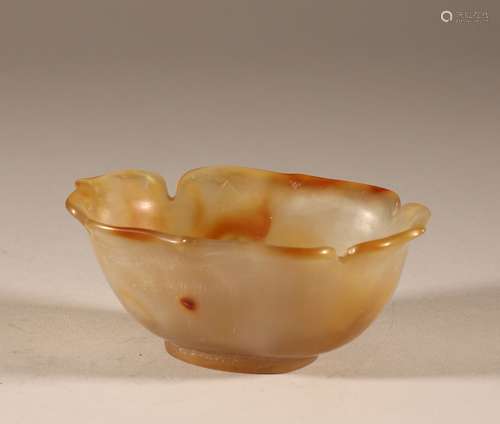 Agate flower cup of Liao Dynasty