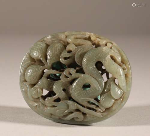 Jade plate of Liao Dynasty