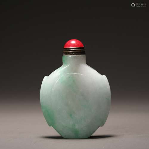 Qing Dynasty Emerald Snuff Bottle