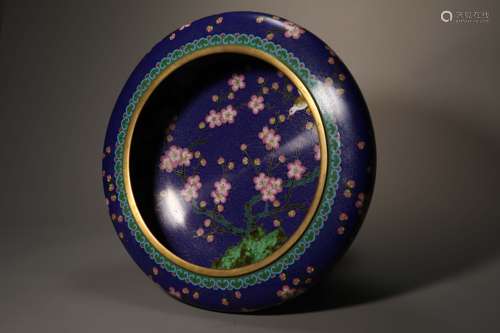 Qing Dynasty cloisonne flower pot